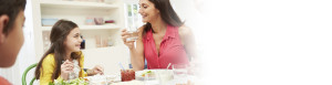 Healthy eating, family meals