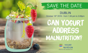 DII/YINI New symposium during FENS 2019 - Can yogurt address malnutrition?