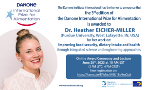 DIPA 3rd Edition - Dr Heather Eicher-Miller is the laureate
